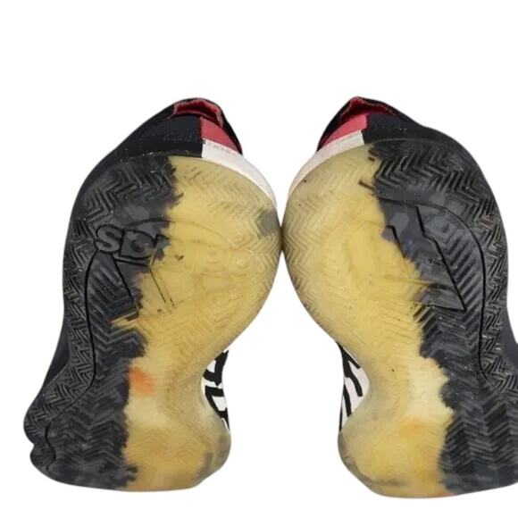 Adidas Shoes Mens 8 Athletic Trainers Dame 6 Basketball Sneakers Black Red Mid - Picture 8 of 12